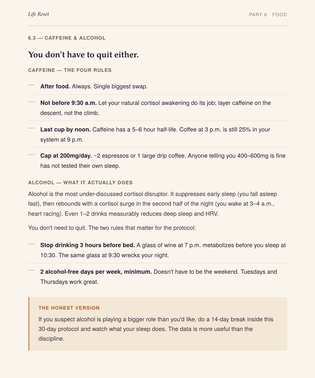 The Cortisol Reset Protocol preview page 3